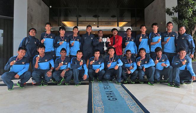 Foto-foto timnas U-19 yang sedang bangkit