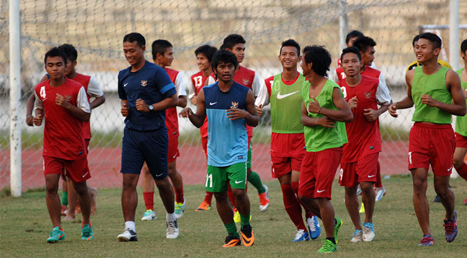 Foto-foto timnas U-19 yang sedang bangkit